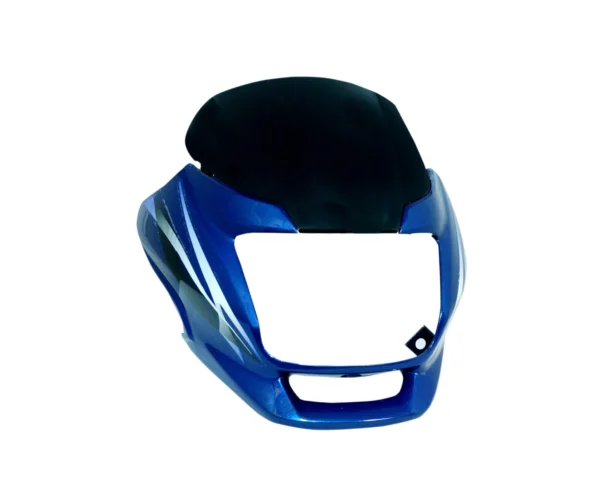Head Light Visor mask Hero Super Splendor Latest type 2 Blue