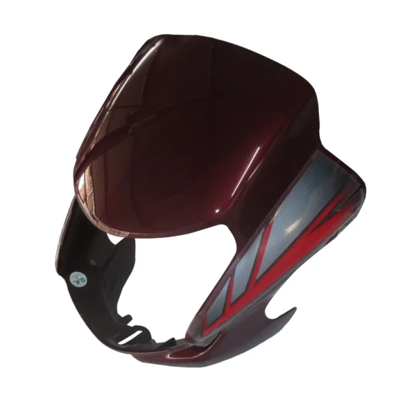 Head Light Visor mask Hero Cd Deluxe self Start Wine Red