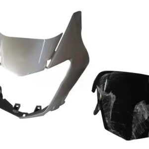 Head Light Visor mask Honda Unicorn Silver