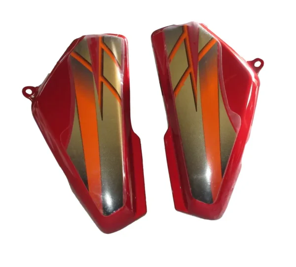 Side Panel cover Hero Cd Deluxe N m Red orange Stk
