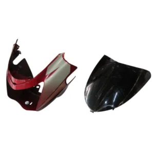 Head Light Visor mask TVS Star City Red