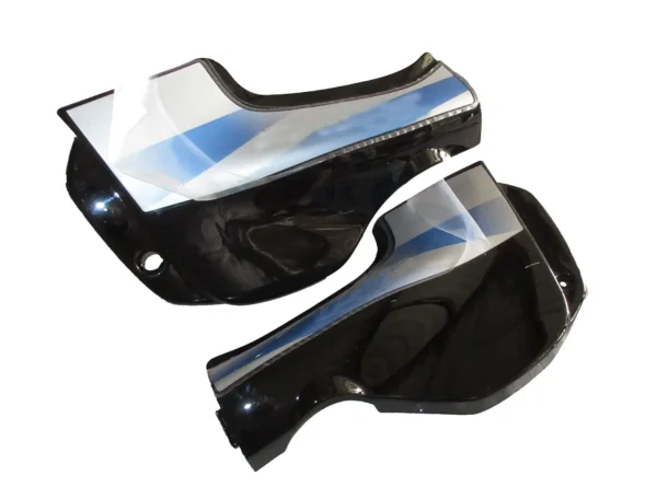 Side Panel cover TVS Victor Glx Black blue Stk