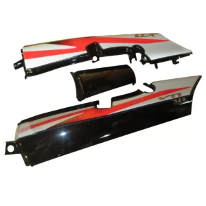 Tail Panel seat Cowl TVS Victor Glx Black reds Tk