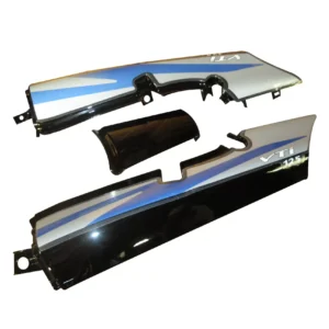Tail Panel seat Cowl TVS Victor Glx Black blue Stk
