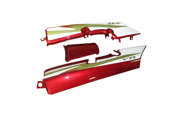 Tail Panel seat Cowl TVS Victor Glx Red