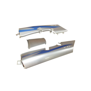 Tail Panel seat Cowl TVS Victor Glx Silver
