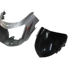 Head Light Visor mask TVS Star City N m Silver