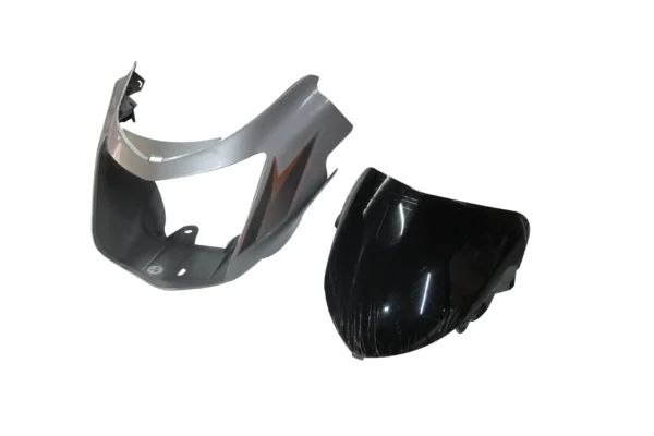 Head Light Visor mask TVS Star City N m Silver