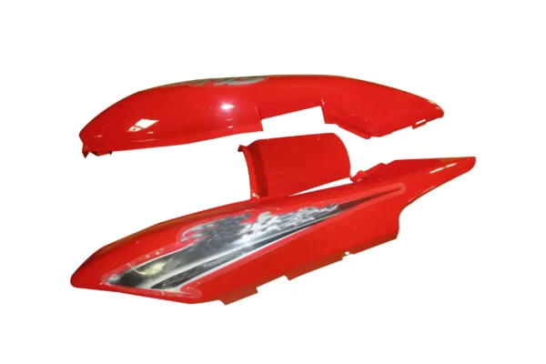 Tail Panel seat Cowl honda Shine Latest Sport Red product image