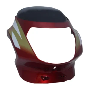 Head Light Visor mask TVS Victor Glx Red