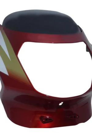 Head Light Visor mask TVS Victor Glx Red