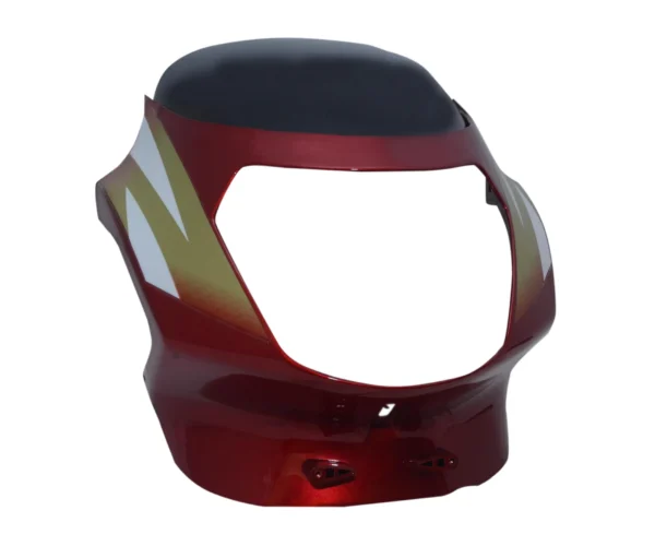 Head Light Visor mask TVS Victor Glx Red