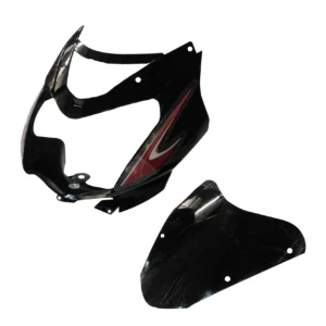 Head Light Visor mask TVS Star Sport N m Black red Stk