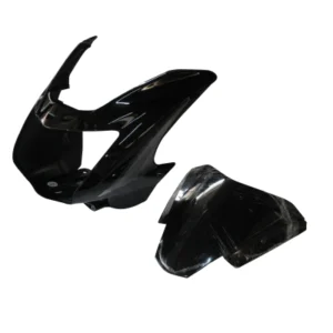 Head Light Visor mask TVS Star Cvti 110cc horse Type Black grey Stk