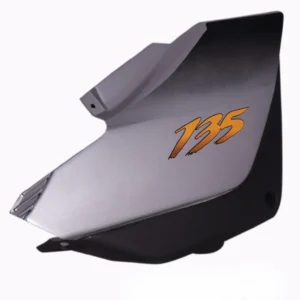 Side Panel cover Hero Honda Ambition Silver Black Bike