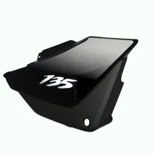 Side Panel cover Hero Honda Ambition Black Silver Bike