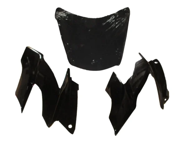Head Light Visor mask TVS Apache Rtr 160 180cc N m Black
