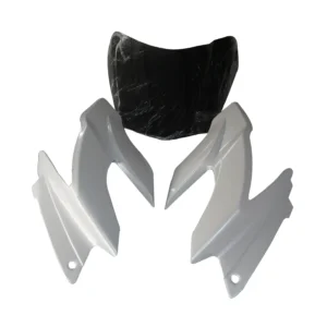 Head Light Visor mask TVS Apache Rtr 160 180cc N m White