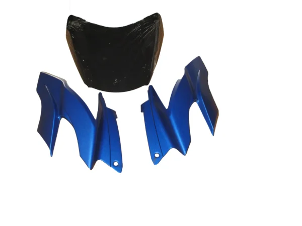 Head Light Visor mask TVS Apache Rtr 160 180cc N m Matt Blue