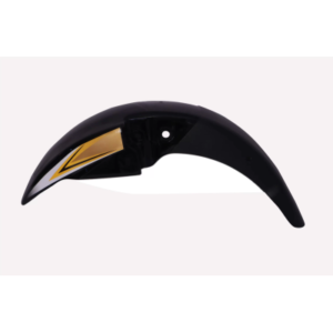 Front mudguard TVS Star Cvti 110cc Type 3 Black yellow Stk