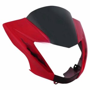 Head Light Visor mask hero Glamour Latest N m type 4 Red