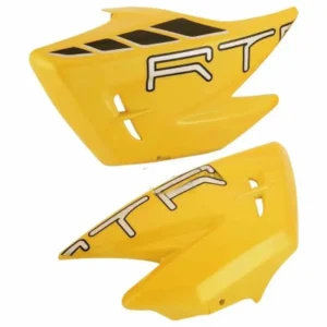 Tank Side Cover Panel Set LH RH TVS Apache RTR 180cc Yellow product image
