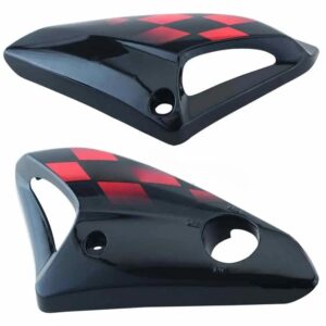 panel Set lh rh Hero Honda Glamour N m Black red Stk