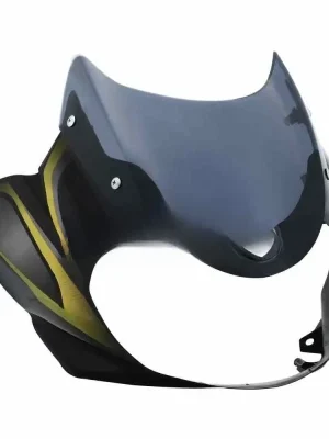 Head Light Visor mask Bajaj Discover125cc 150cc 3d Type Black green Stk product image