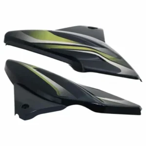 Side Panel cover Bajaj Discover 125cc 150cc 3d Type Black green Stk product image