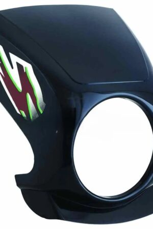 Head Light Visor mask TVS Super Xl Black