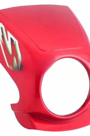 Head Light Visor mask tvs Super Xl Red