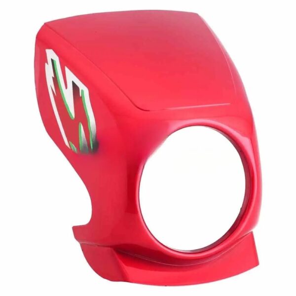 Head Light Visor mask tvs Super Xl Red