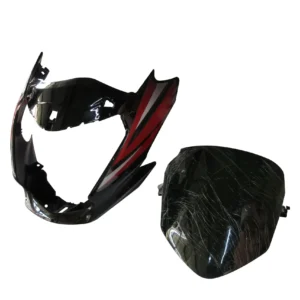 Head Light Visor mask hero Passion Xpro Black red Stk