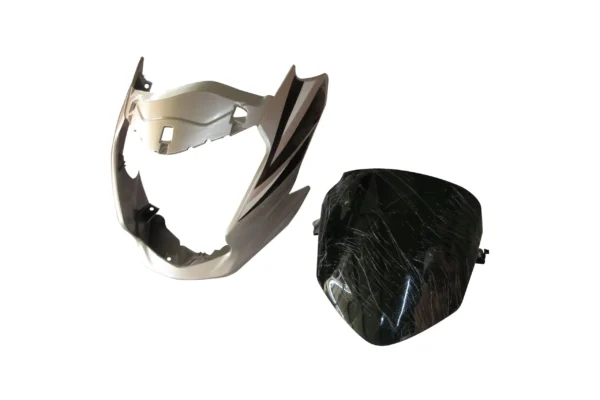 Head Light Visor mask hero Passion Xpro Silver