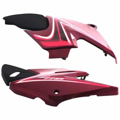 Side Panel cover Honda Dream Yuga Red product image
