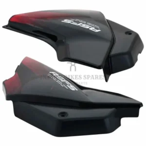 Side Panel cover HeroHonda Glamour Latest N m type 4 Black red Stk