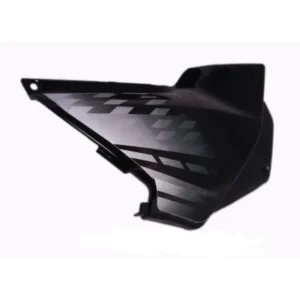 Side Panel cover Hero Glamour Latest N m type 4 Black silver Stk