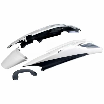 Tail Panel seat Cowl Hero Glamour Latest N m type 4 Silver black Bike