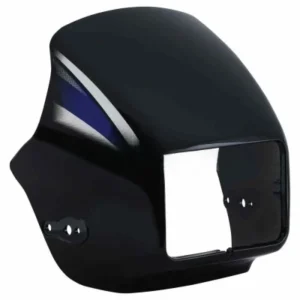 Head Light Visor mask hero Splendor Pro new Graphics Black blue Stk