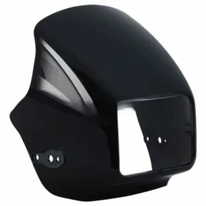 Head Light Visor mask hero Splendor Pro new Graphics Black silver Stk
