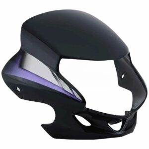 Head Light Visor mask hero Hf Deluxe Black blue Stk