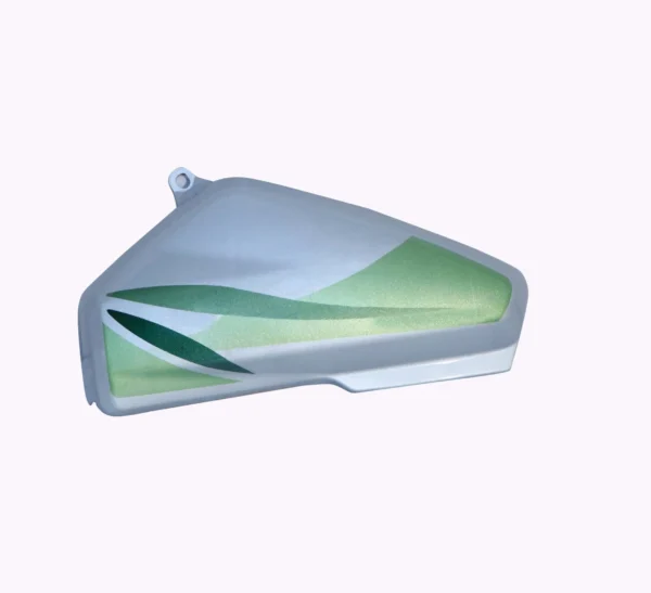 Side Panel cover Hero Hf deluxe Green Silver product image