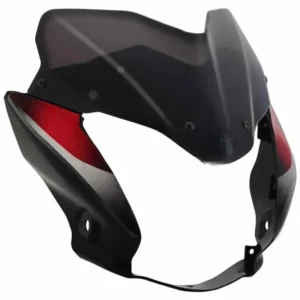 Head Light Visor mask Bajaj Discover 100m W g Black red Stk product image