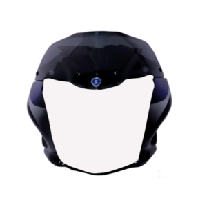 Head Light Visor mask bajaj Discover 100m Black blue Stk product image