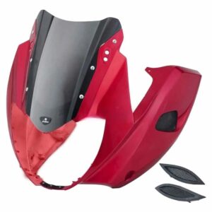 Head Light Visor mask bajaj Pulsar 220cc W g Red product image