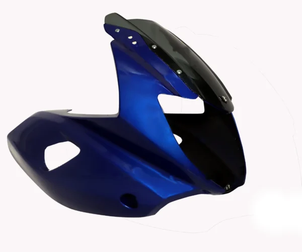 Head Light Visor mask bajaj Pulsar 220cc W g Blue product image