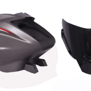 Head Light Visor mask TVS Star City Plus Titanium Grey