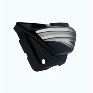 Side Panel cover Hero Splendor Pro new Graphics Black silver Stk