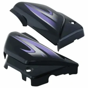 Side Panel cover Hero Splendor Plus N m new Graphics Black purple Stk