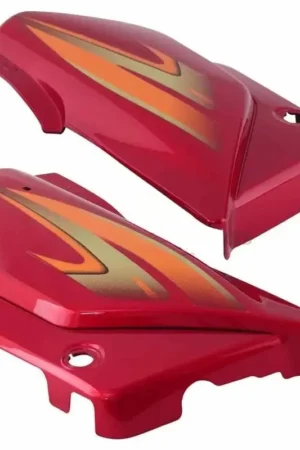 Side Panel cover Hero Splendor Plus N m new Graphics Red